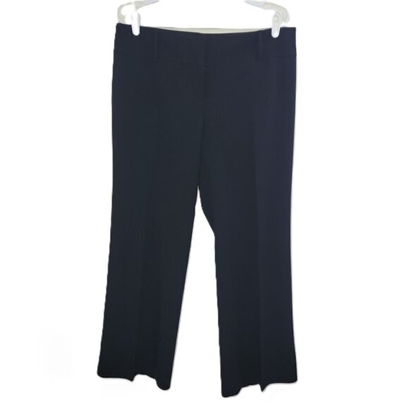 S&D Ashley Fit Black Flowy Trouser Dress Career Pants Women's Size 12P - Picture 1 of 7